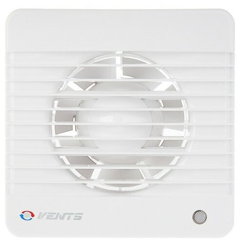 Вентилятор вытяжной VENTS 100 МК, d=100 мм, 220-240 В, с обратным клапаном, цвет белый