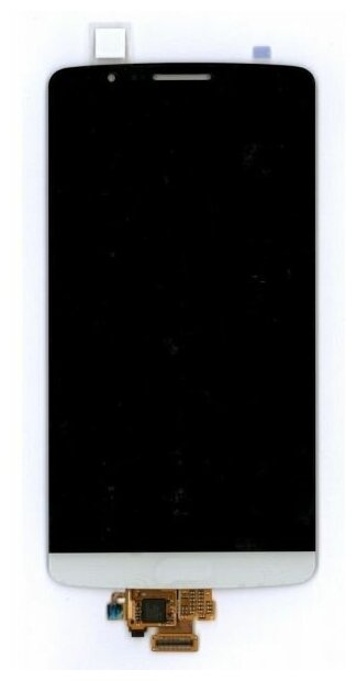 Дисплей (экран) в сборе с тачскрином для LG G3 черный + белый / 2560x1440 (WQHD)