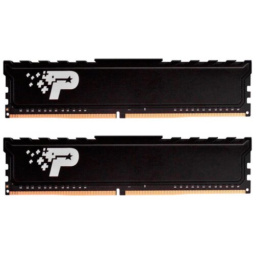 Модуль памяти Patriot Memory SL Premium DDR4 DIMM 2666Mhz PC21300 CL19 - 16Gb KIT 2x8Gb PSP416G2666KH1 571000₽