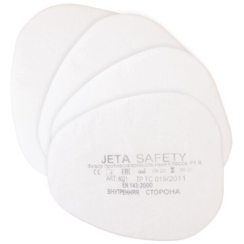 Фильтр противоаэрозольный Jeta Safety класса P1 R, 6021 в упаковке 4 шт