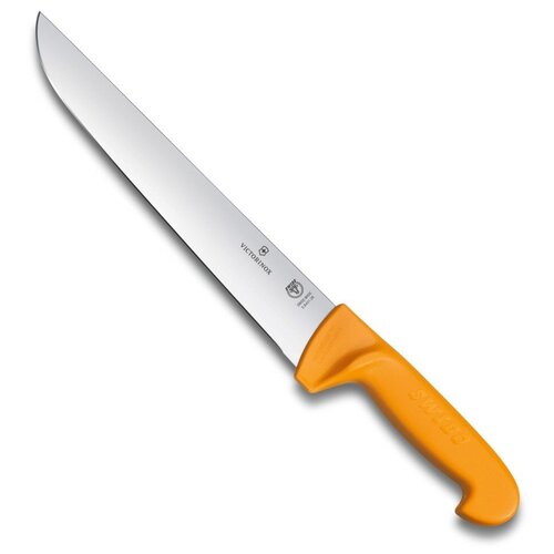 Нож Victorinox разделочный, лезвие 21 см, оранжевый