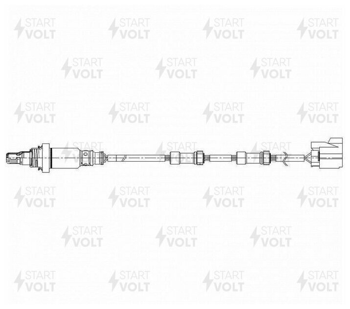 Датчик кислородный для автомобилей Honda Accord (02-) 2.0i/2.4i до катализатора StartVolt - фото №7