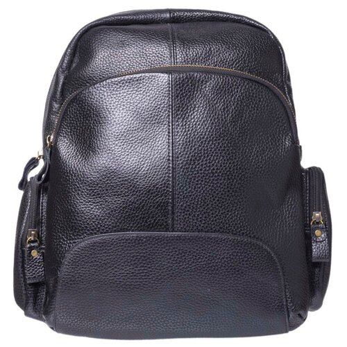 Рюкзак GSMIN GL30 из натуральной кожи (Черный) MN-811