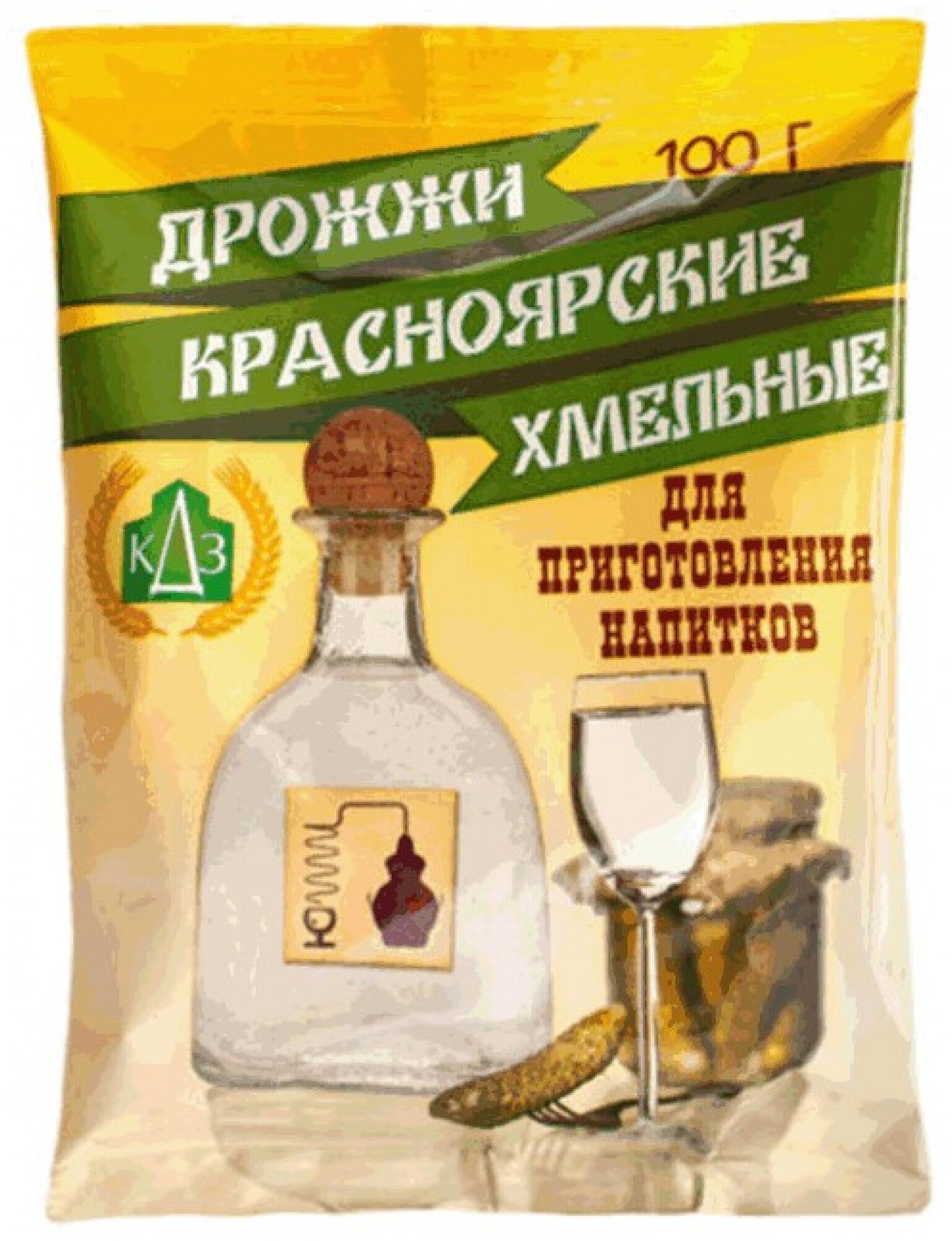 Дрожжи "Красноярские Хмельные", 100 г