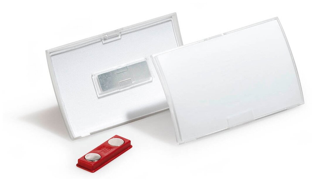 Бейдж Durable Click Fold 40x75mm магнитный полипропилен Transparent 8212-19 .
