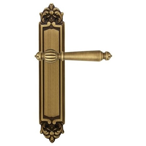 Дверная ручка на планке MIRELLA 235/PASS, Матовая бронза, Melodia дверная ручка на планке mirella 235 pass античное серебро melodia
