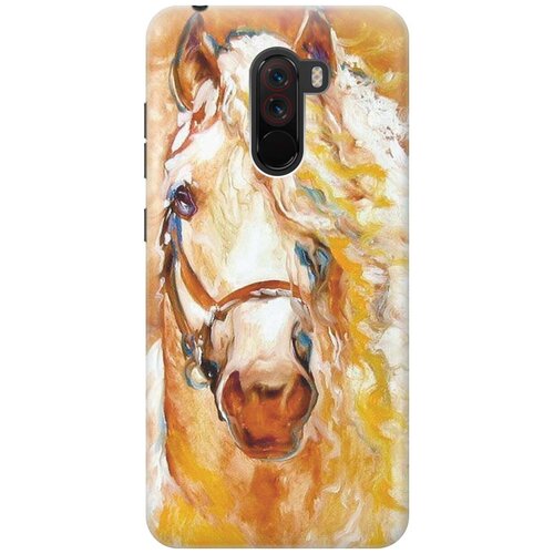фото Re:pa накладка transparent для xiaomi pocophone f1 с принтом "золотистая грива"