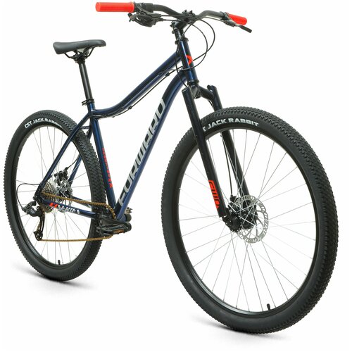 Велосипед Forward Sporting 29 X 2021 рост 21 темно-синийкрасный RBKW1M198014 2858000₽