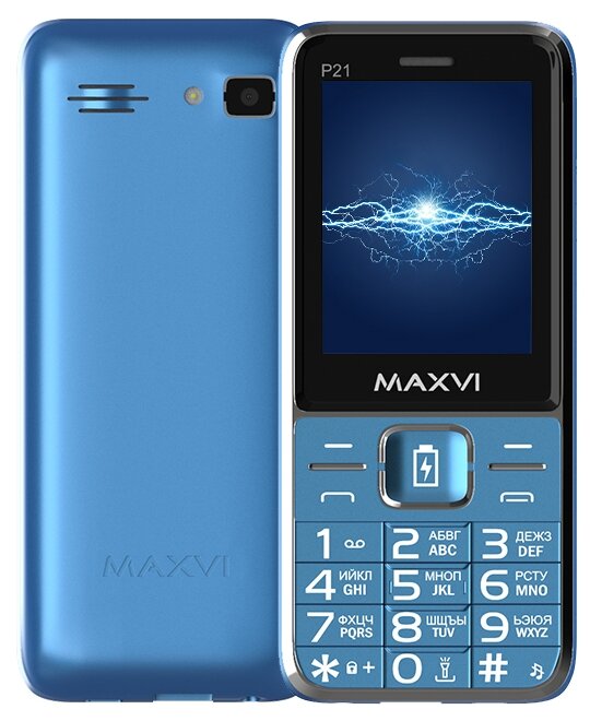 Телефон MAXVI P21, 2 SIM, marengo - фотография № 1