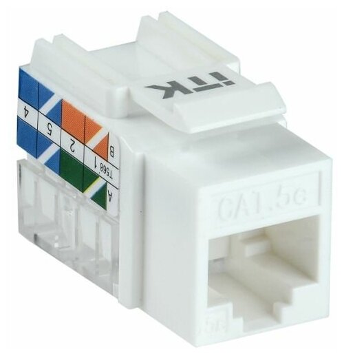 Модуль Keystone RJ45 UTP ITK CS1-1C5EU-11 кат. 5E 110 IDC 90 град