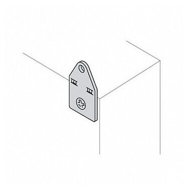 Петли монтажные для шкафов SR (1упак=4шт) | код. AA 1206 | ABB ( 1упак. )
