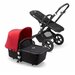 Коляска Bugaboo Cameleon3 Plus Complete 2 в 1 Black/Black/Red