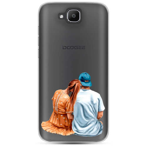 фото Силиконовый чехол влюбленная парочка на doogee x9 mini / дуги x9 mini case place