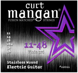 Curt Mangan Stainless Wound (11-48) струны для электрогитары