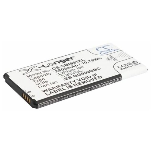 аккумулятор для сотового телефона samsung eb bg900bbc eb b900bc eb b900bu 3 7v 2800mah код mb010210 Аккумулятор CameronSino CS-SMI961XL для Samsung Galaxy S5 3.8V 10.78Wh (2800mAh)