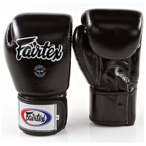 Боксерские перчатки Fairtex Boxing gloves BGV1 Black 10 унций