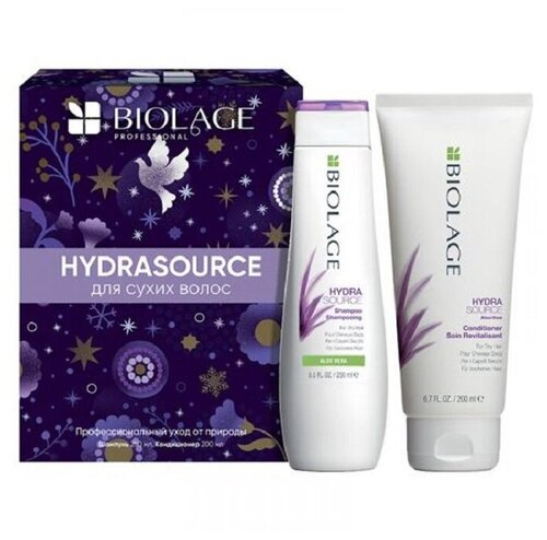 Matrix Biolage Hydrasource - Матрикс Биолаж Набор профессиональных средств для увлажнения волос, 450 мл -