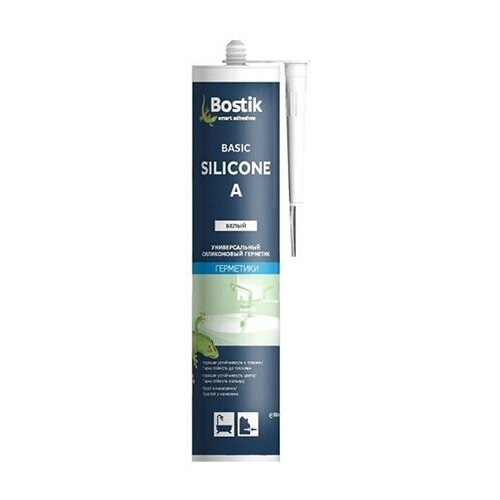 Герметик силиконовый санитарный Bostik Sanitary Silicone A (280мл) бесцветный