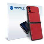Пленка защитная MOCOLL для задней панели Samsung Galaxy Z Flip 3 Кожа Красная - изображение