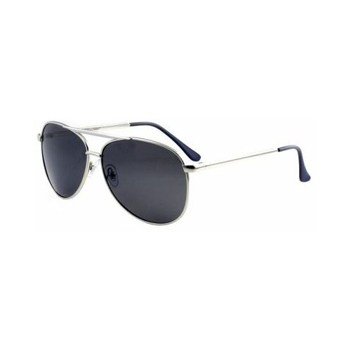 Солнцезащитные очки Tropical, квадратные, поляризационные, серебряный