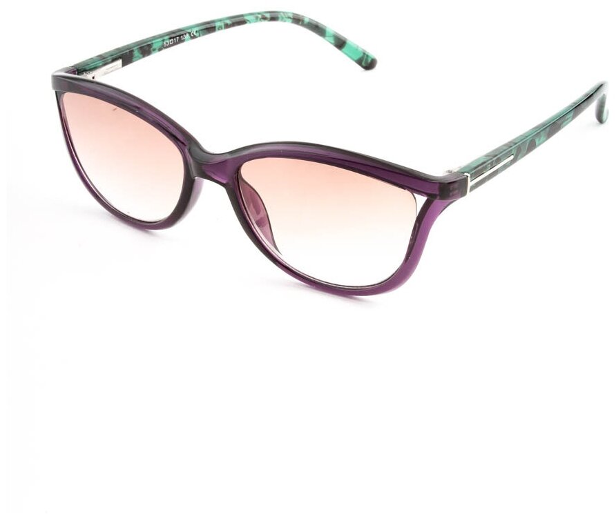 Готовые очки для чтения фиолетовые с диоптриями +3.50 футляр