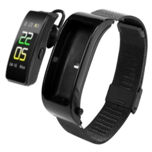 Браслет здоровья с беспроводной гарнитурой Elband Y5 с замером давления и пульса Серебристый 395000₽