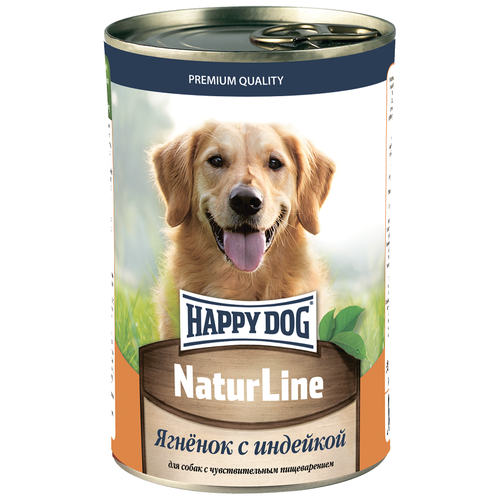 Корм для собак Happy Dog Natur Line Ягненок с индейкой (0.41 кг) (6 штук)