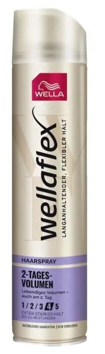 Wella Wellaflex Лак для волос Volume 2Day Экстрасильной фиксации 4 250мл