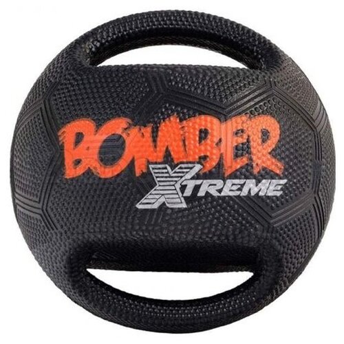 Игрушка для собак Hagen , серия Bomber, Мяч Бомбер Экстрим черный малый, диаметр 11,4см