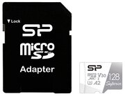 Карта памяти 128Gb - Silicon Power MicroSD Class 10 Superior SP128GBSTXDA2V20SP с адаптером SD