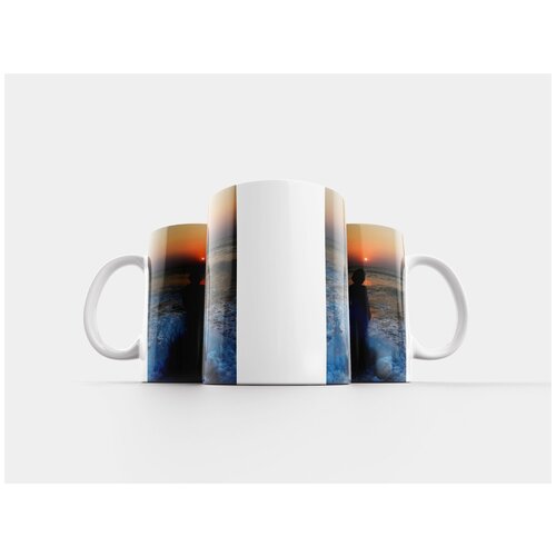 фото Кружка "закат, море, женщина" 320 мл lotsprints
