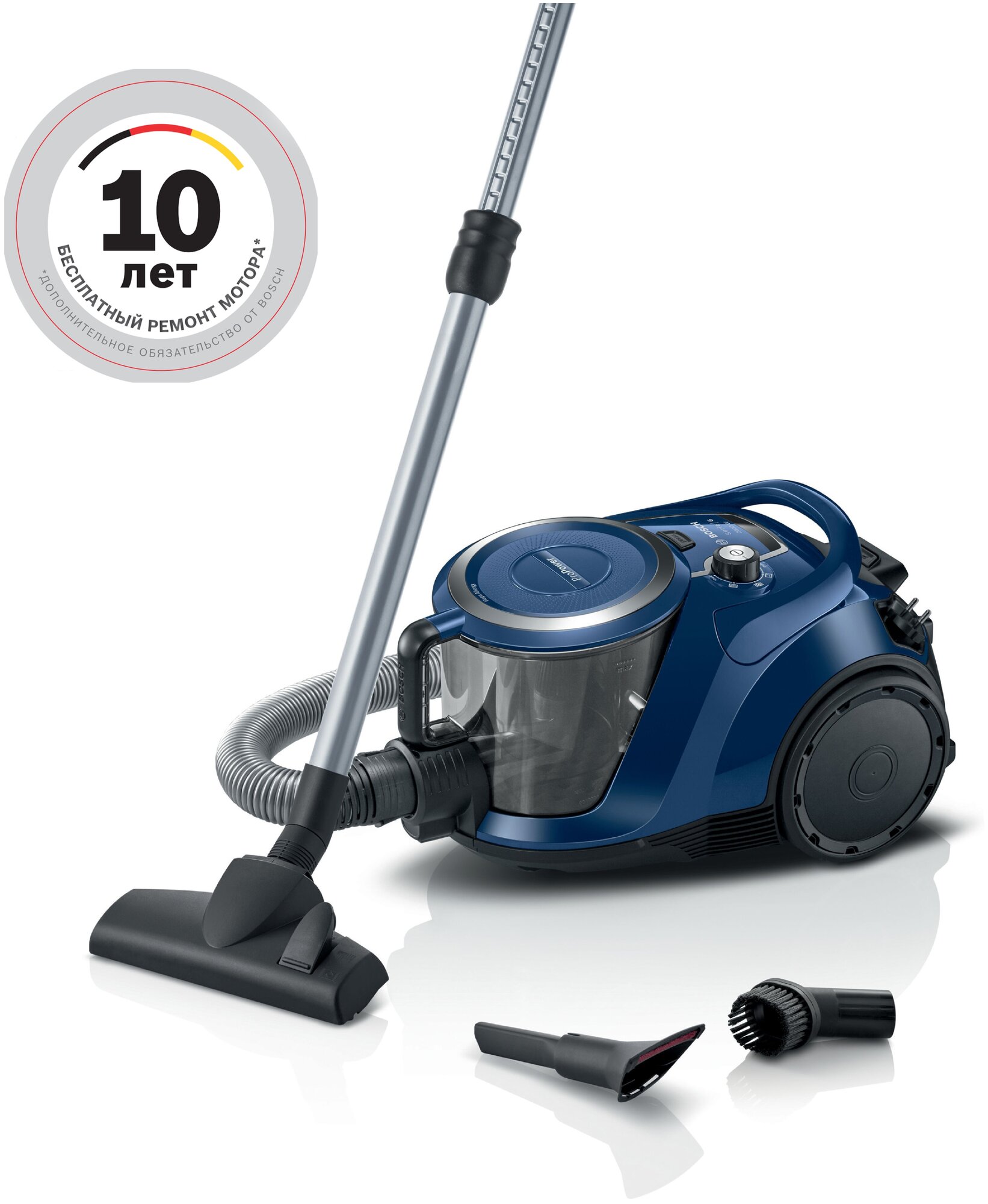 Bosch Пылесос Bosch BGS 412000, черный/синий