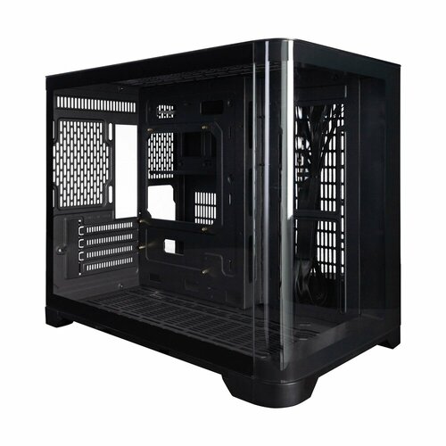 Компьютерный корпус 1STPLAYER UVIEW UV6 Black (UV6-BK) sst gd05b usb 3 0 grandia htpc micro atx computer case silent high airflow performance black