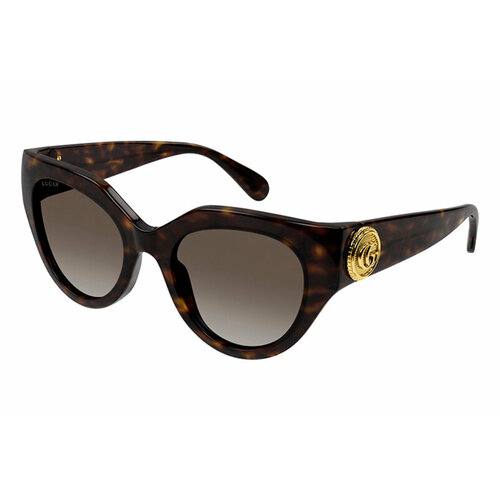 Солнцезащитные очки GUCCI, коричневый gucci gg 1099sa 003 61 золотой металл