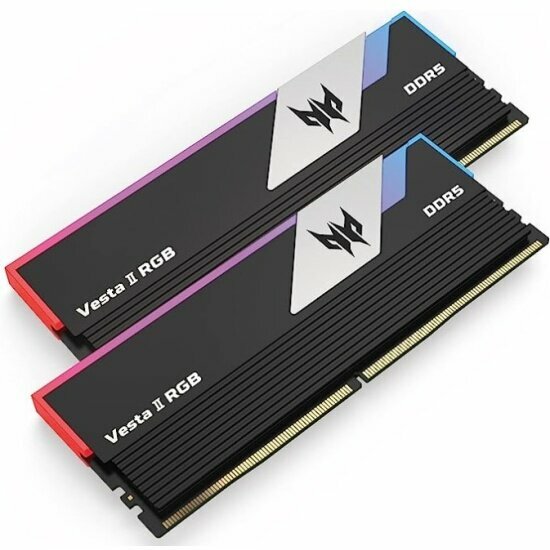 Оперативная память Acer DDR5 32Gb (2x16Gb) 6600Mhz pc-52800 Predator Vesta II RGB CL34 1.4V (BL.9BWWR.359)