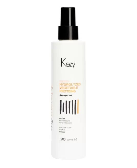 Kezy My Therapy Protein - Мультифункциональный несмываемый протеиновый крем для волос, 200 мл