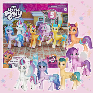 Фигурка Набор фигурок коллекционный 5 шт Май Литл Пони My Little Pony Meet the Mane