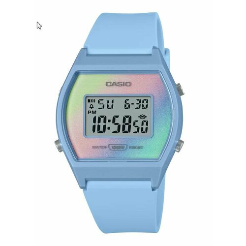 Наручные часы CASIO LW-205H-2A, голубой casio lw 201 2a