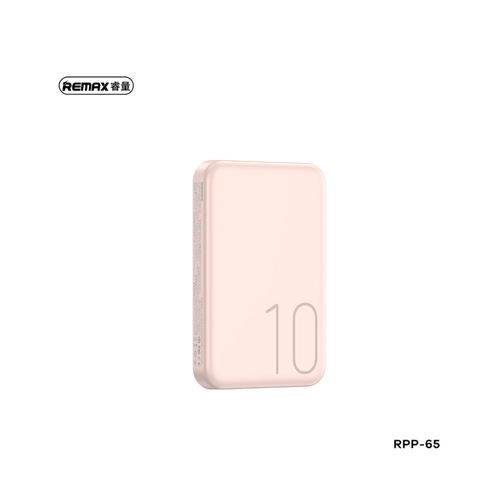 Внешний магнитный аккумулятор MagSafe Battery Pack Remax RPP-65 10000 mAh Беспроводная зарядка MagSafe Pink-Розовый 215000₽