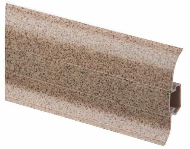 фото Плинтус 4шт. напольный Польша ПВХ Cezar 2,5м №100 под камень