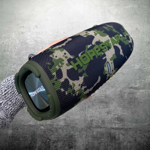 Портативная акустическая стерео колонка Hopestar H50 Bluetooth MP3 FM AUX Mic Камуфляж 299900₽
