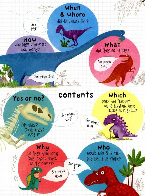 Lift-the-flap Questions and Answers about Dinosaurs - фото №4