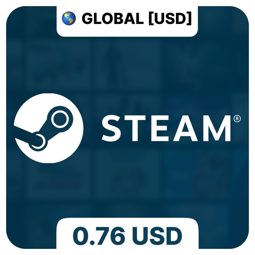 Пополнение Steam 0.38 USD | Глобальный ключ | Кроме России и Китая | Steam Gift Card Global 0.38 USD