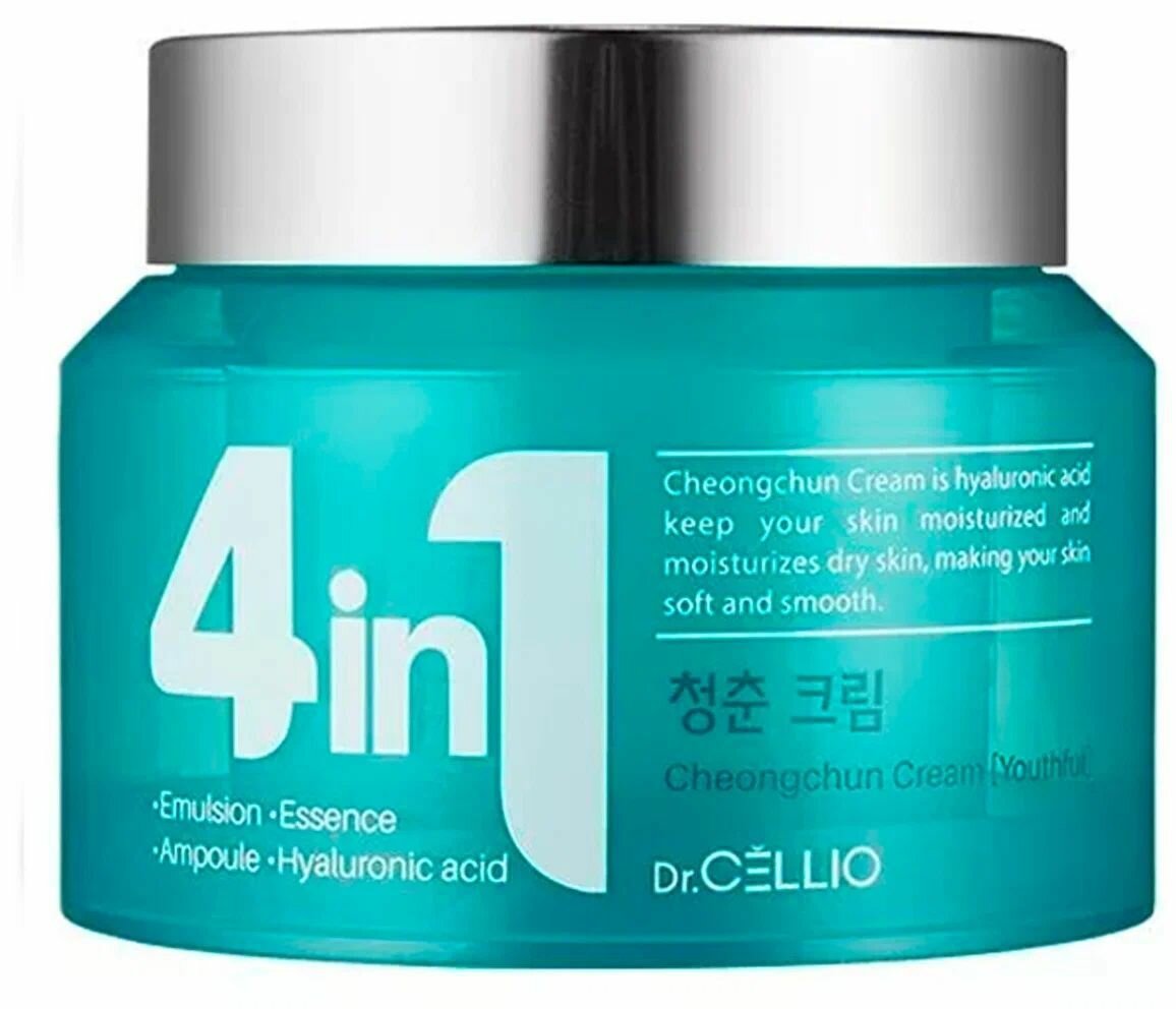Крем для лица с гиалуроновой кислотой Dr.Cellio G50 4 In 1 Cheongchun Hyaluronic Acid Cream