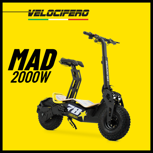 Электросамокат с сиденьем Velocifero MAD 2000W