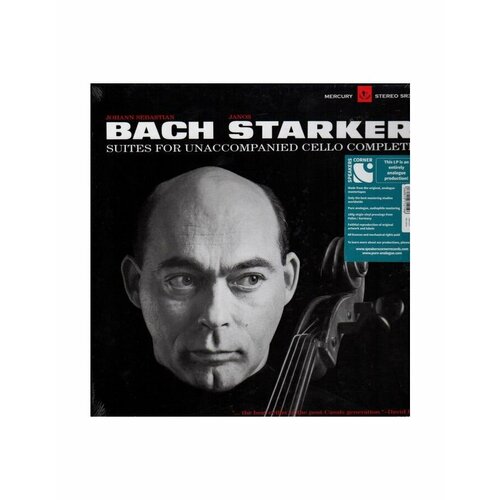 4260019712196, Виниловая пластинкаStarker, Janos, Bach: Suites For Unaccompanied Cello Complete (Box) (Analogue)