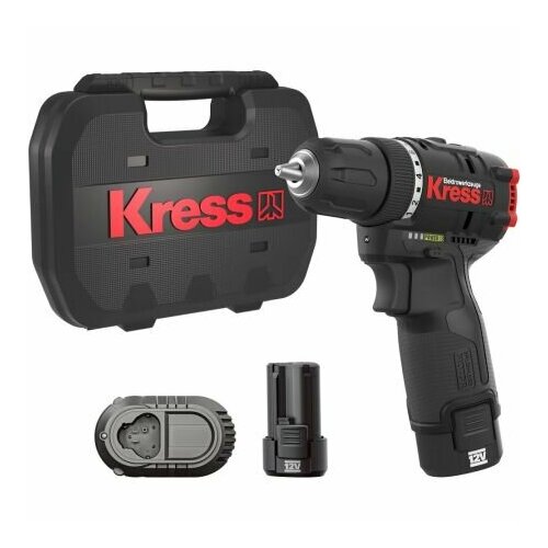 Аккумуляторная дрель-шуруповерт Kress KUA24 BL 12В 38Нм 1574900₽