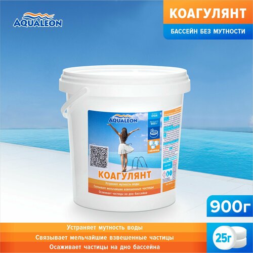 Коагулянт Aqualeon в картушах по 5 таблеток по 25 г, 0,9 кг