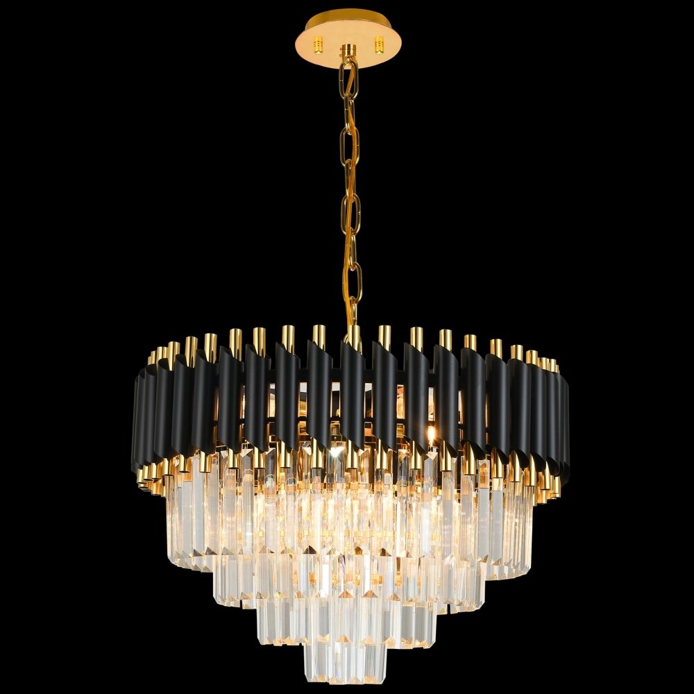 Подвесной светильник DARIAN 76017/10C GOLD BLACK Natali Kovaltseva - фото №4