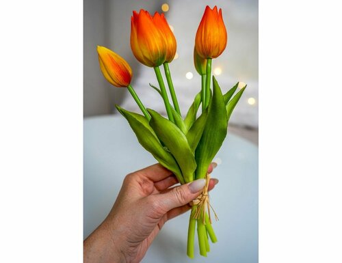 Искусственный букет тюльпаны 